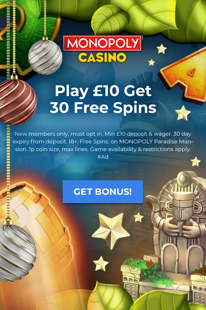 Play £10 Get 30 Free Spins