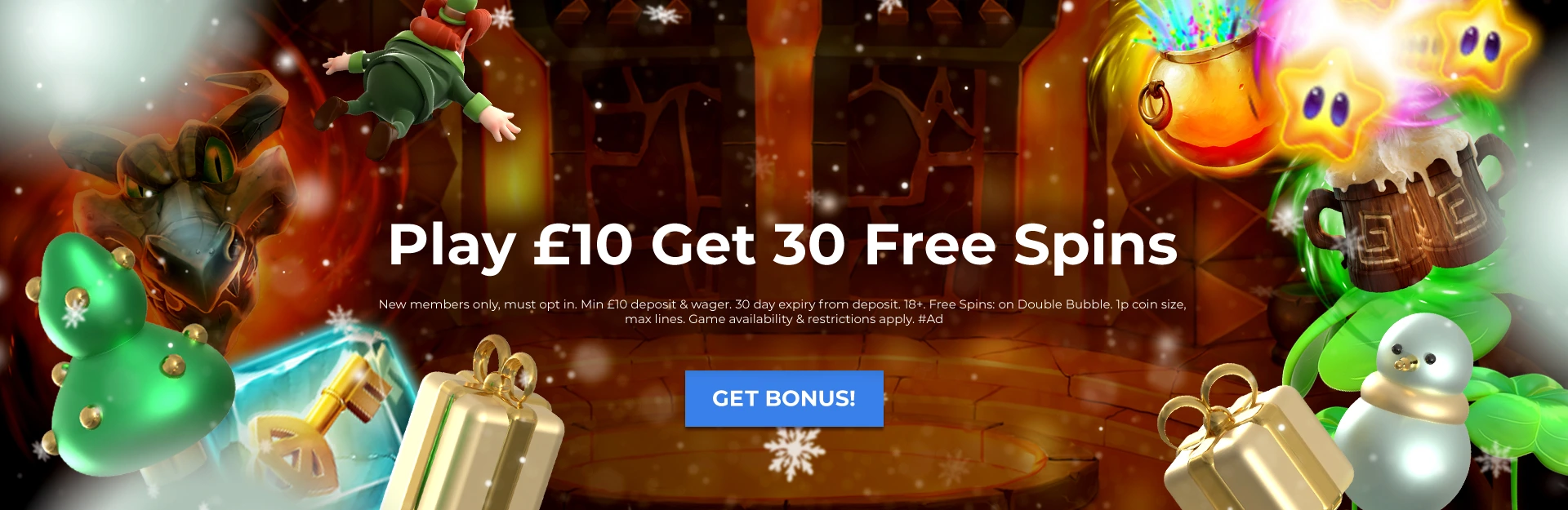 Play £10 Get 30 Free Spins