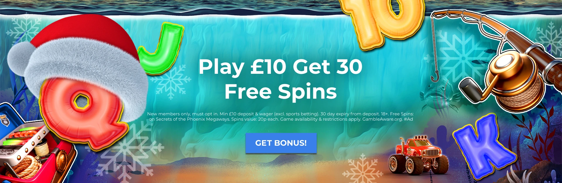 Play £10 Get 30 Free Spins